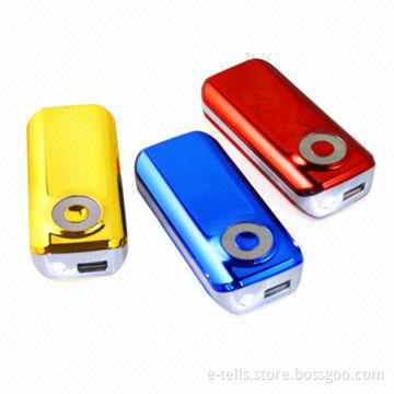 4,400mAh Battery Power Banks with 5V/800mA Input